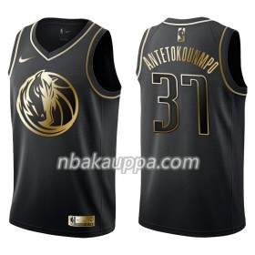 Dallas Mavericks Kostas Antetokounmpo 37 Nike Musta Golden Edition Pelipaidat Swingman - Miesten